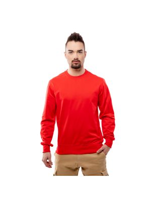 Džemperis su gobtuvu Glano raudona