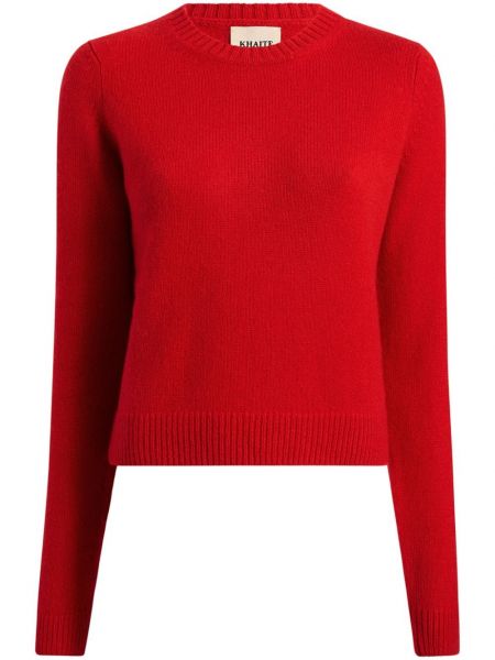 Kašmira garš džemperis Khaite sarkans