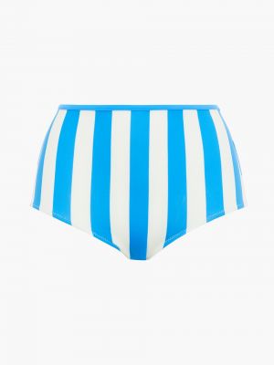 Bikini w paski Solid & Striped, niebieski