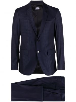 Oblek Karl Lagerfeld modrá