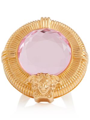 Pierścionek Versace - różowy