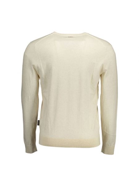Jersey de algodón de tela jersey Napapijri beige