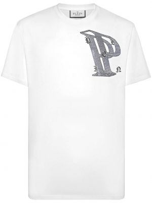 T-shirt aus baumwoll Philipp Plein weiß