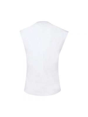 Top di cotone in jersey Isabel Marant bianco