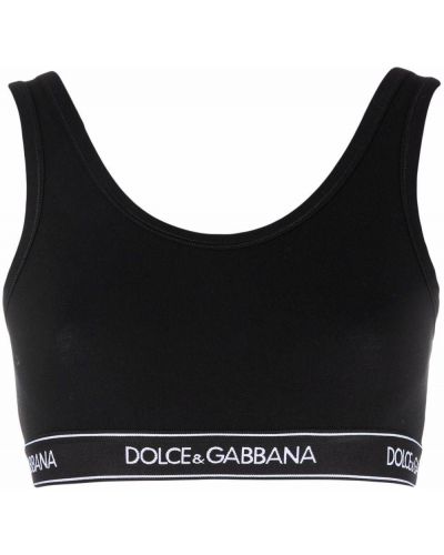 Sujetador de deporte Dolce & Gabbana negro