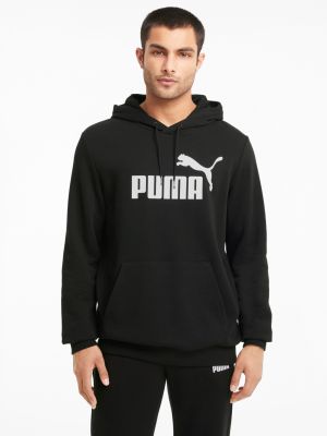 Суичър с качулка Puma черно
