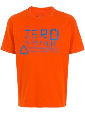 T-shirt con stampa Osklen arancione