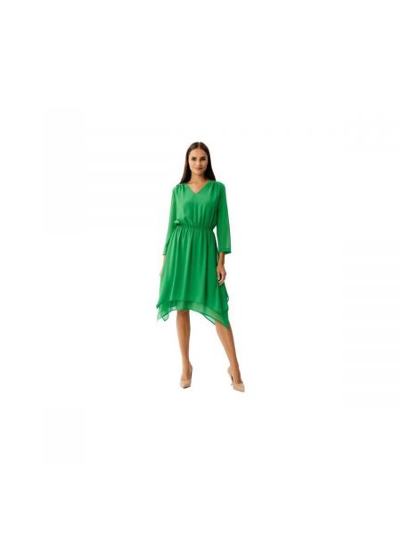 Asymetrické mini šaty Stylove zelené
