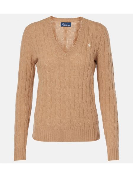 Kashmir ull strikkegenser Polo Ralph Lauren beige