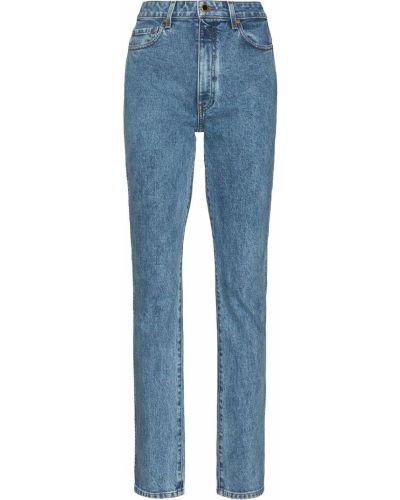 Skinny jeans Khaite blå