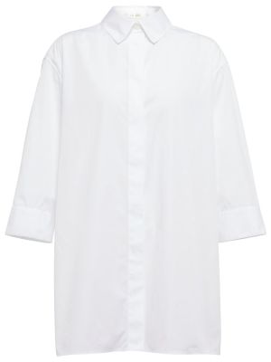 Camisa de algodón The Row blanco