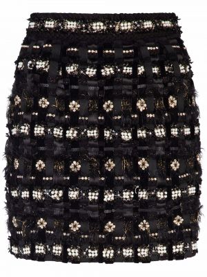 Fustă mini Dolce & Gabbana negru