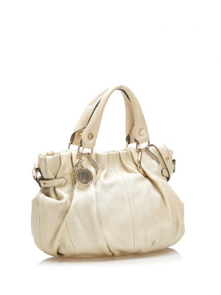 Kožená taška Céline Pre-owned bílá