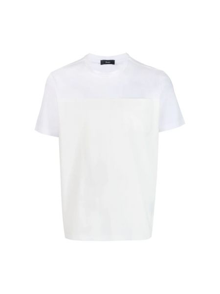 T-shirt mit taschen Herno weiß