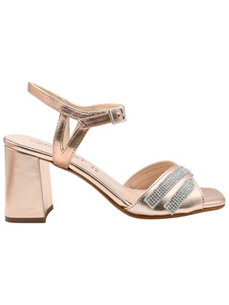 Elegante sandale mit absatz mit hohem absatz Cinzia Soft pink