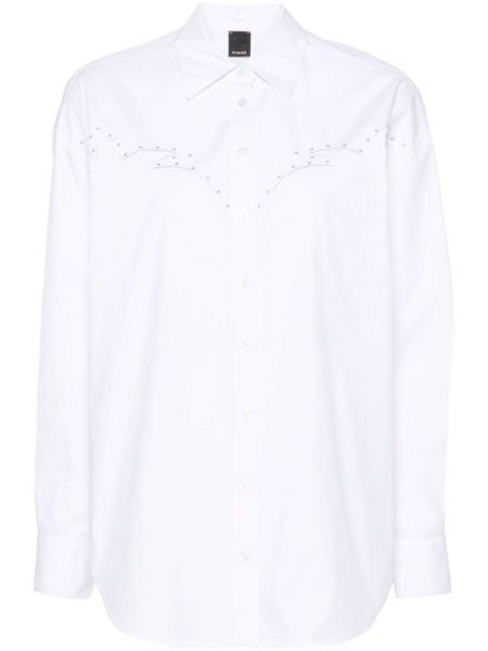 Košulja s vezom Pinko bijela