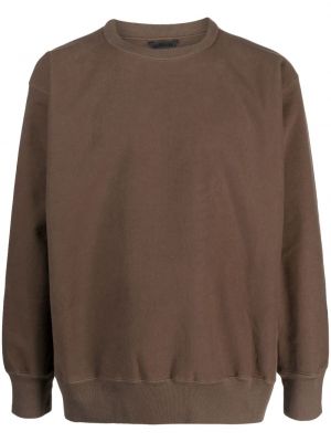 Sweatshirt mit rundhalsausschnitt Auralee braun