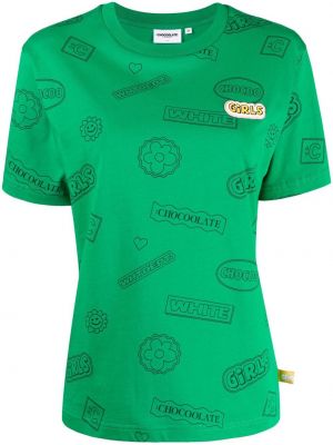 Chemise à imprimé Chocoolate vert