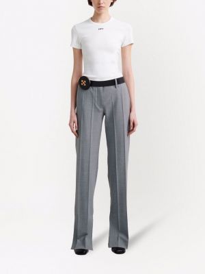 Pantalon droit plissé Off-white