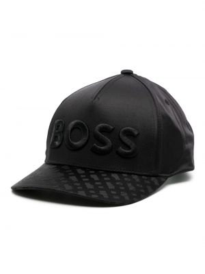 Șapcă cu broderie Boss negru