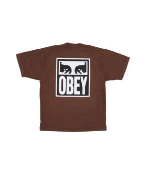 Streetwear hemd Obey braun