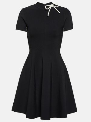 Šaty s mašlí Valentino černé
