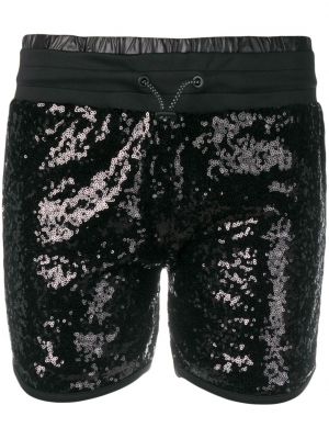 Pantalones cortos con lentejuelas Philipp Plein negro