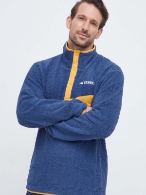 Спортен суичър с принт Adidas Terrex синьо