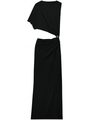 Вечерна рокля от креп Courreges черно