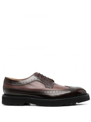 Brogues i läder Paul Smith brun