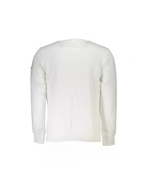Haftowana bluza bawełniana La Martina biała