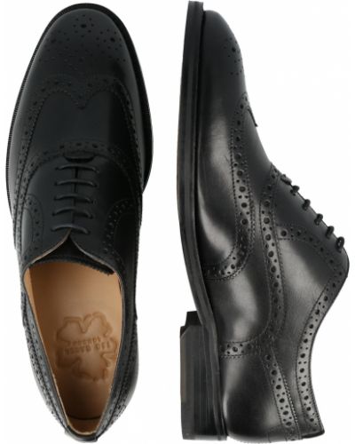 Ниски обувки с връзки Ted Baker черно