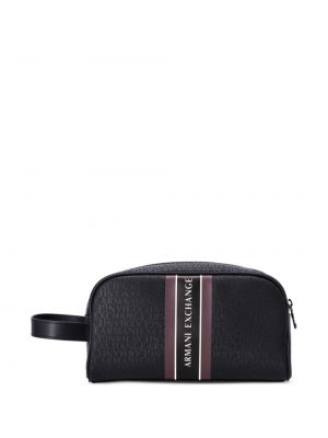 Τσάντα με σχέδιο Armani Exchange μαύρο
