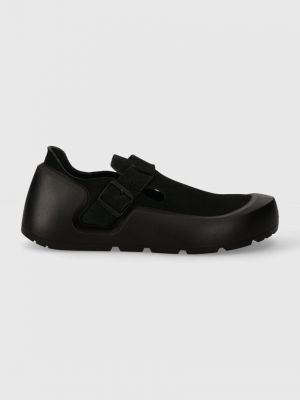 Pantofi din nubuc Birkenstock negru