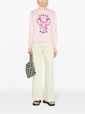 Sweatshirt aus baumwoll Kenzo pink