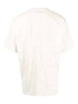Raštuotas medvilninis marškinėliai Buscemi balta