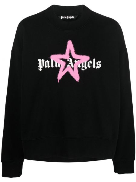 Sweatshirt Palm Angels svart