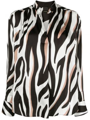 Bluse mit print mit zebra-muster Pinko