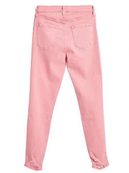 Jeansy skinny J-brand różowe