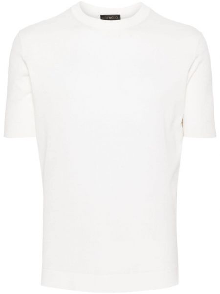 Βαμβακερός πουλόβερ Dell'oglio λευκό
