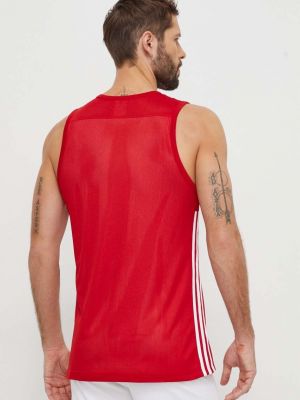 Oboustranné tričko Adidas Performance červené