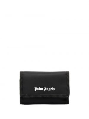 Peňaženka s potlačou Palm Angels čierna