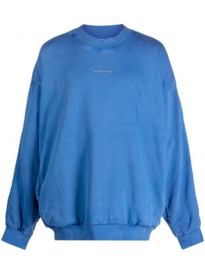 Einfarbiger sweatshirt Monochrome blau