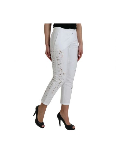 Pantalones ajustados Dolce & Gabbana blanco