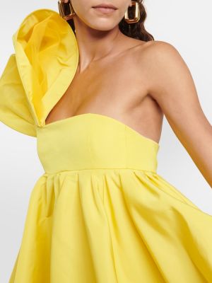 Mini robe asymétrique Nina Ricci jaune