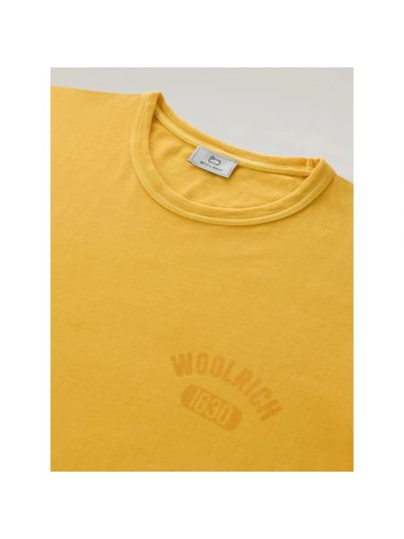 Camiseta Woolrich amarillo