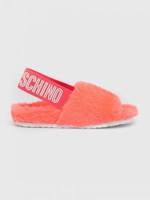 Pantofle Love Moschino růžové
