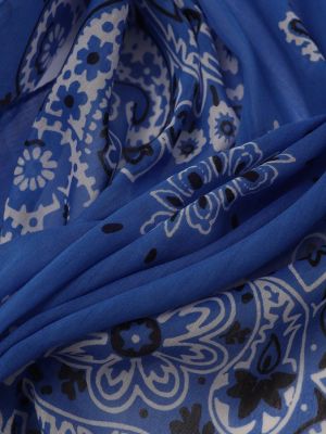 Шелковый платок Sartorio синий