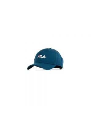 Niebieska czapka z daszkiem Fila
