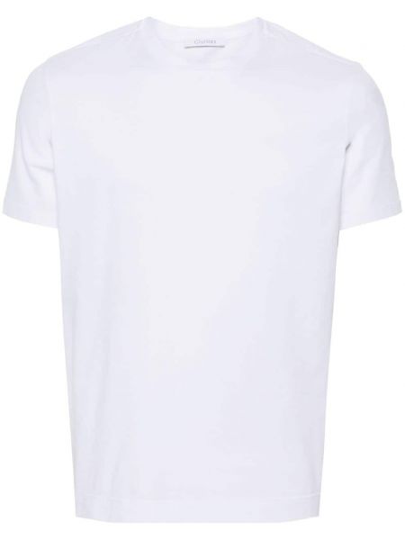 Bavlněné tričko Cruciani bílé